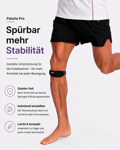 Patella Pro Bandage – Unterstützung für Patellasehne & Knie