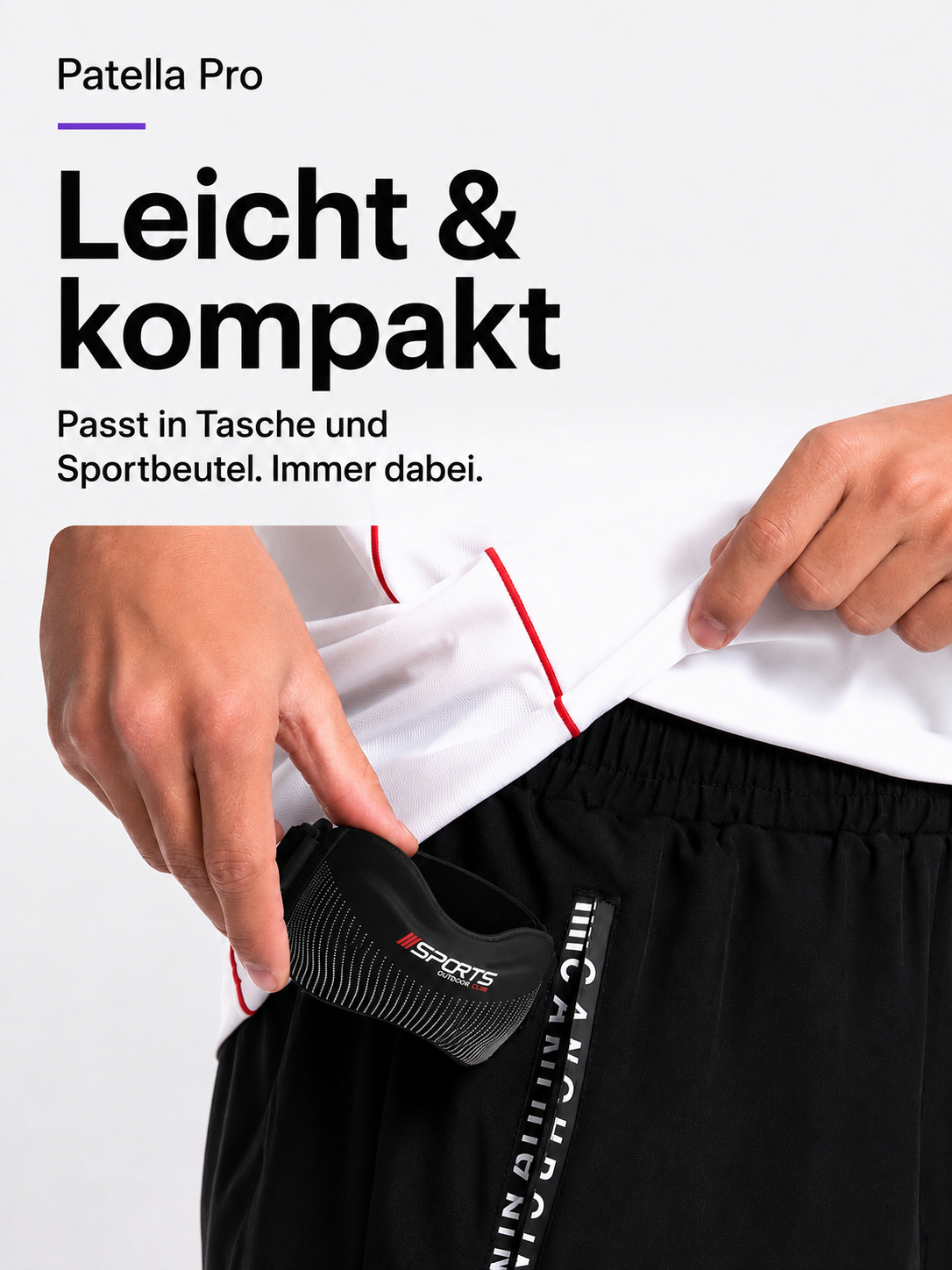 Patella Pro Bandage – Unterstützung für Patellasehne & Knie